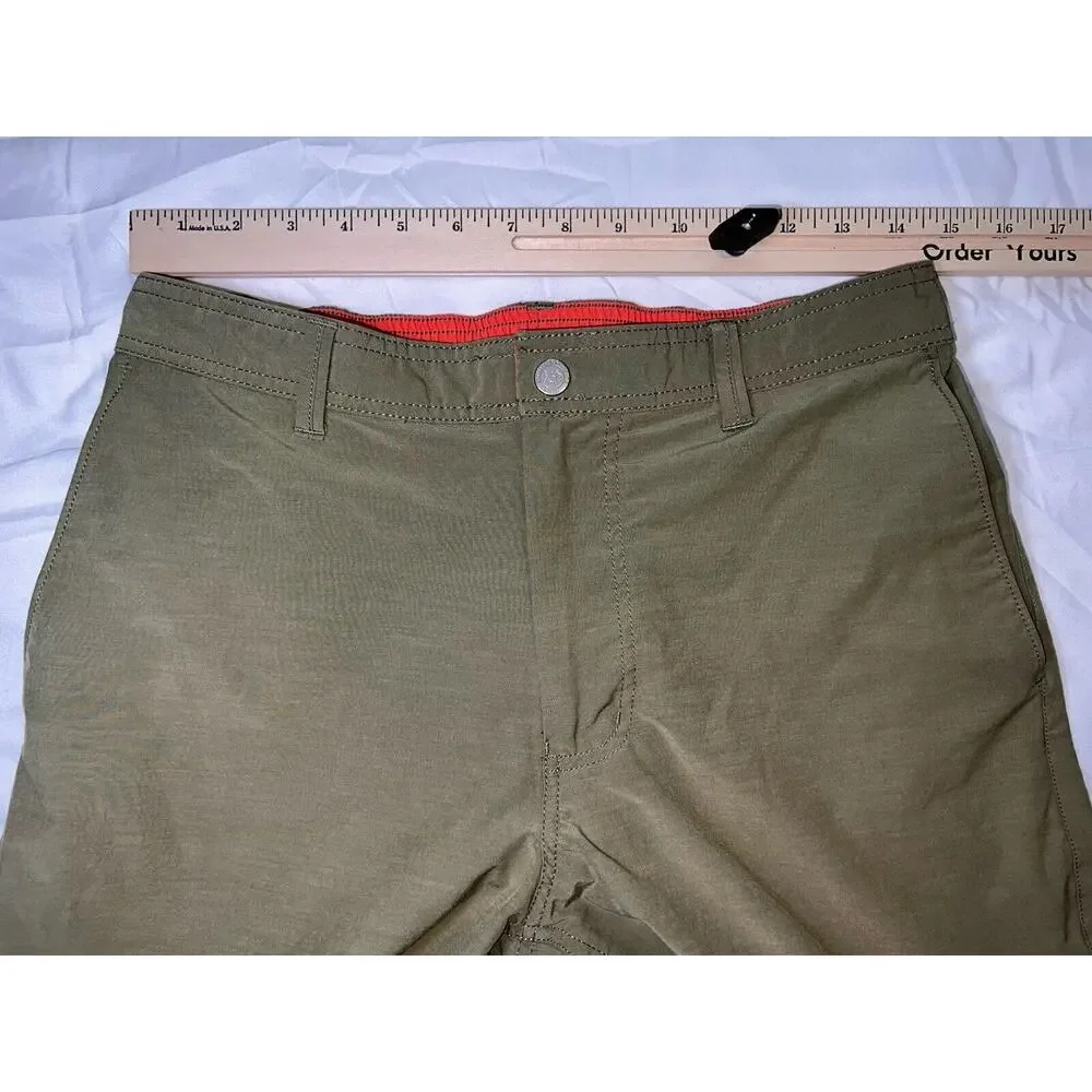 Southern Tide T3 Shorts Men's Size S Green Tide To Trail Fishing Hiking Outdoor